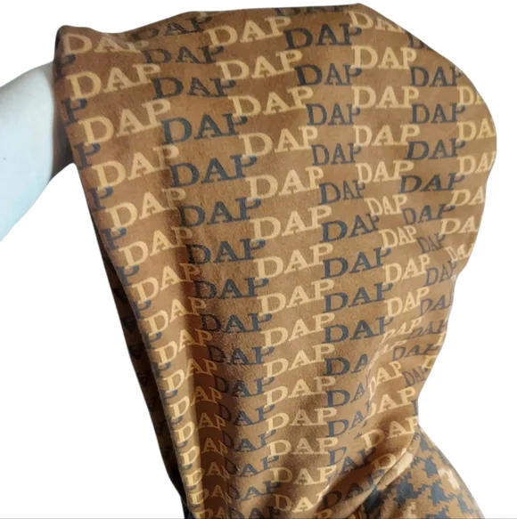Dapper Dan X GAP | Monogram | Gold / Houndstooth | DAP Embroidered Hoodie - Picture 3 of 13
